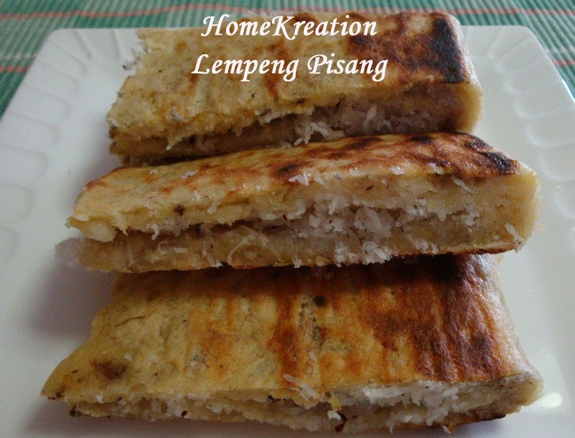 HomeKreation Kitchen Corner Lempeng Pisang (Malay Traditional Banana Pancake)