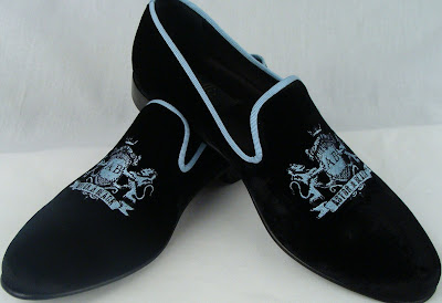 Italian Baby Shoes on Astor   Black Agent Blog  A B Custom Velvet Loafers