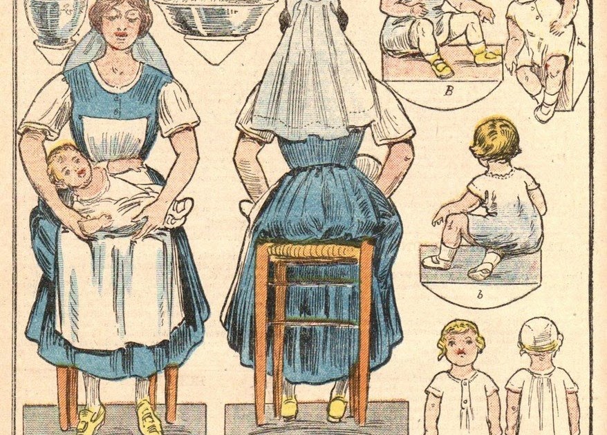 DOLL FROM PAPER VINTAGE FRENCH PAPER DOLLS