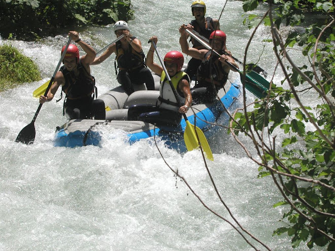 RAFTING SUL FIUME CORNO DOPO LA DIGE DI NORTOCE QUANDO E' APERTA