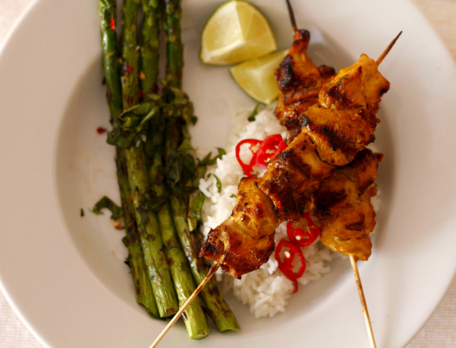 A Crafty Lass Curried Chicken Satay