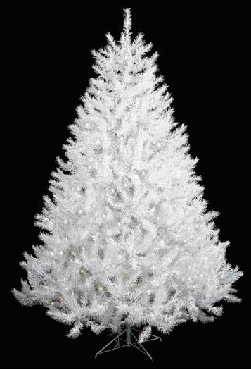Home Christmas Decoration: White Christmas Tree