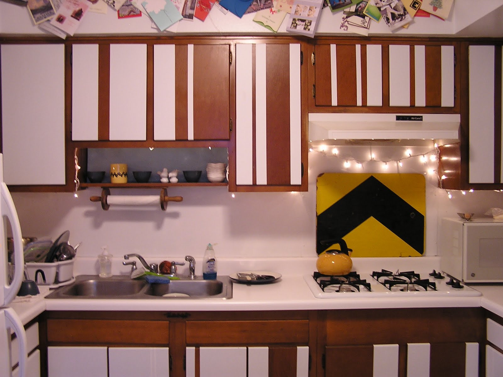 The BlueTrove Blog: Contact-Paper Kitchen Makeover