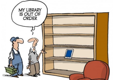 A Walk in the WoRds : Linguistics Cartoon Favorites - Empty Bookshelf