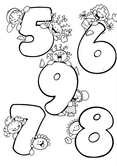 Moldes De Numeros Para Imprimir Del 1 Al 10 Con Fondos Imagui