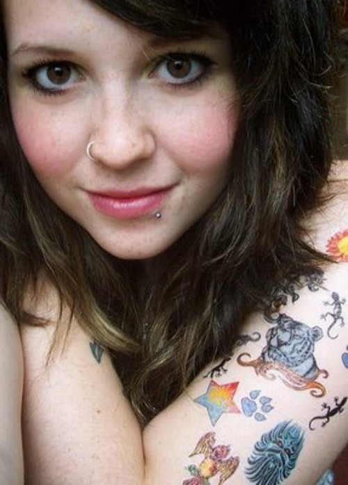 Amazing Tattoos Girls breast Pic