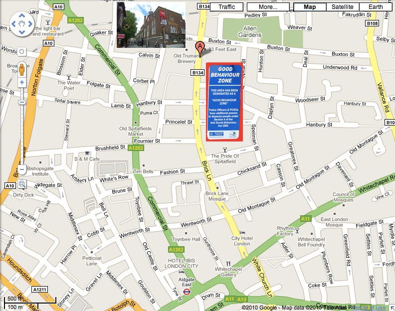 Brick Lane Map