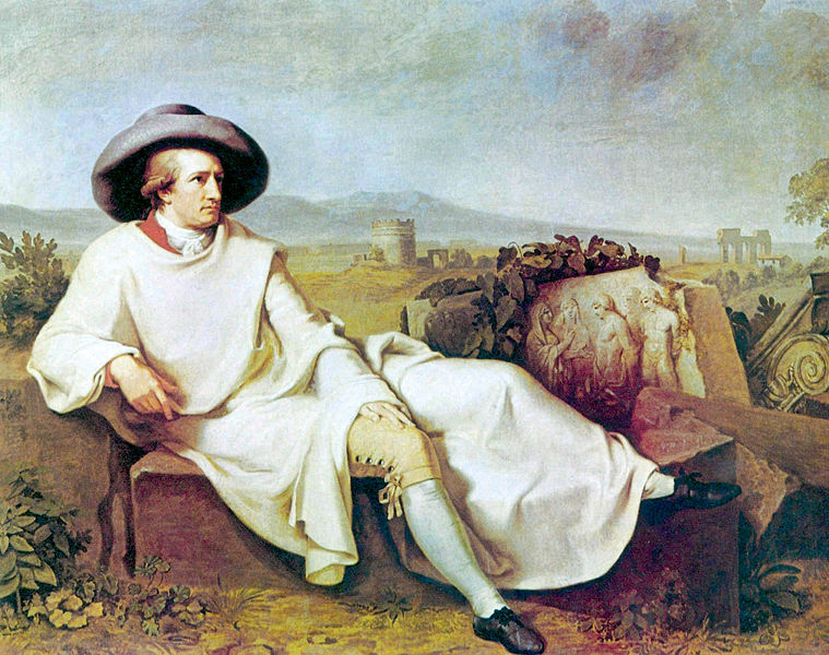 Poeta Goethe na Italia