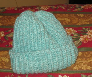 crocheted hat