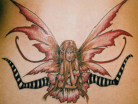 There is a huge range of angel tattoos for women in 