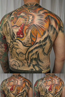 Japanese Back Piece Tattoo Design