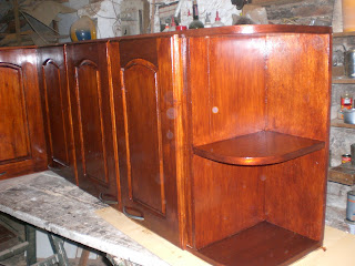 Carpintería Alberto: Mueble de Cocina en Anchico (Cedro) barnizado con