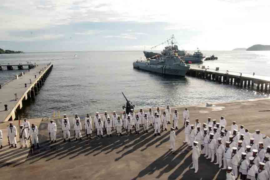 Airguns Trinidad and Tobago TT Coast Guard Commissioning Ceremony photo