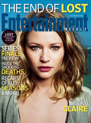 Entertainemnt Weekly Issue #1102 - May 14, 2010 - LOST Collector's Covers 9 of 10 - Emilie de Ravin as Claire Littleton