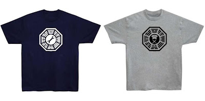 Lost - Dharma Initiative Motorpool and Cafeteria Logo T-Shirts