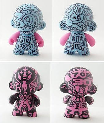 Baroness’ 30 Customs x 30 Friends Charity Auction - Jon Burgerman and FILTH Custom Munnys