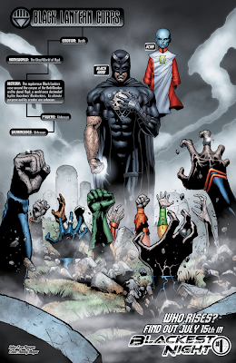 Blackest Night Issue #0 Interior Artwork - The Rise of the Black Lanterns
