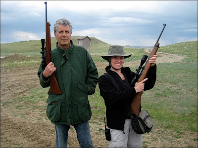 Anthony Bourdain: No Reservations in Montana - Tony and producer Diane Schutz go hunting in Montana