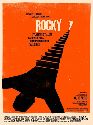 2010 Rolling Roadshow Screen Print Series - Rocky by Olly Moss