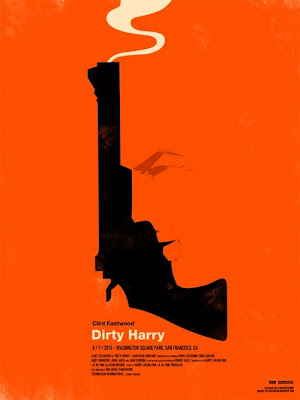 2010 Rolling Roadshow Screen Print Series - Dirty Harry by Olly Moss