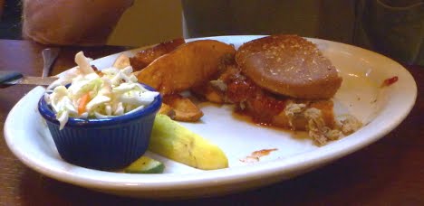 pulled pork presentation