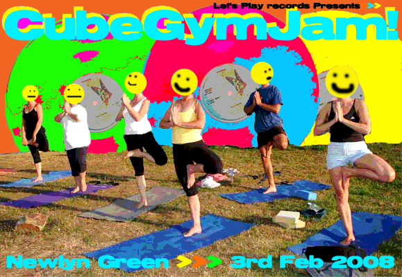 CubeGymJam club flyer