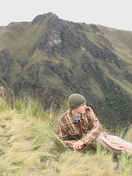 Sean and the lush mountains