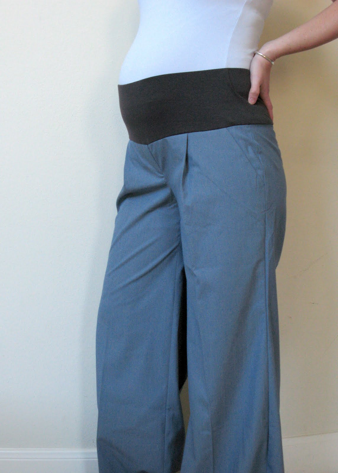 Modest Maven Converted Maternity Pants Tutorial