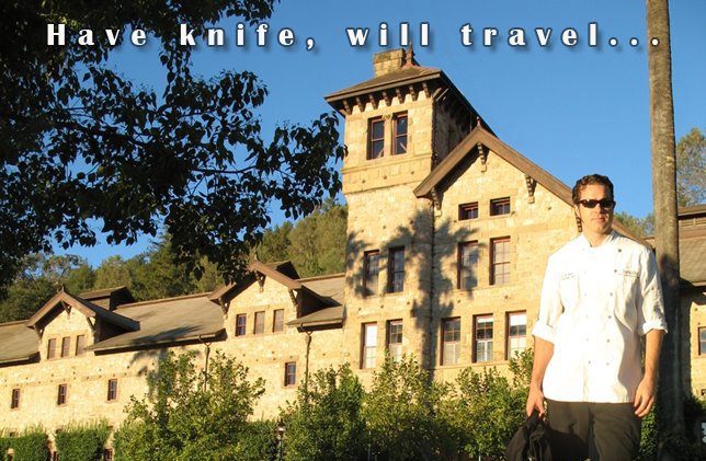 Have knife, will travel...