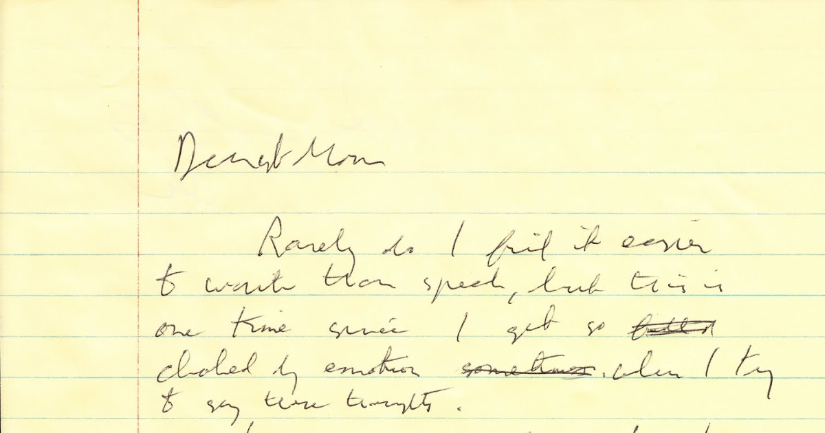 He writes meaningful letters image