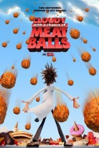 Cloudy with a Chance of Meatballs Official Movie Poster