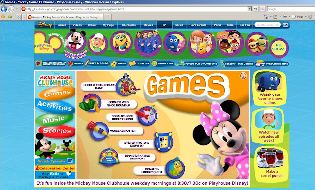 Free Computer Disney Games For Toddlers