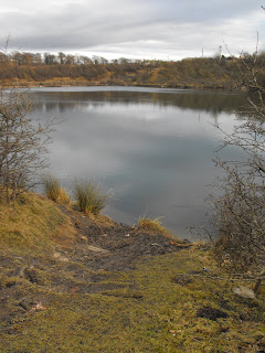 Winchburgh Clay Pit and old Station Platform in background