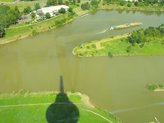 Barge on River Neckar