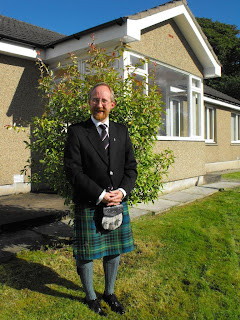 Me outside the Manse before the Ordination