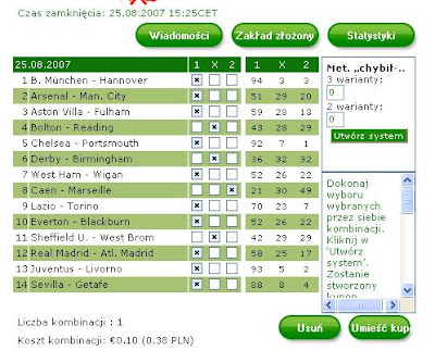 typy bukmacherskie,supertoto,expekt.pl,expekt.com,zaklady sportowe