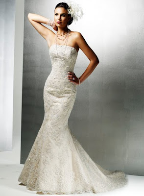 Lace wedding dress