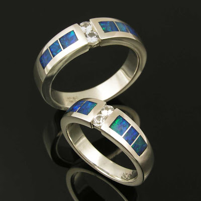 Matching Blue Sapphire Wedding Rings Luxury In wedding couple must matching 