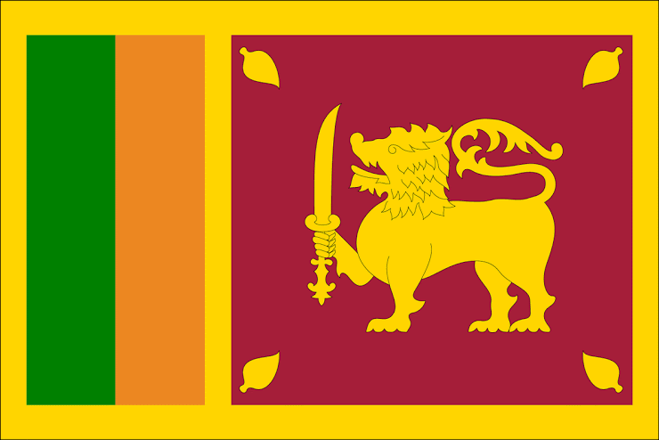 flag of srilanka