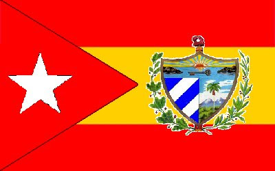 La bandera autonómica de Puerto Rico. Cuba+espanola