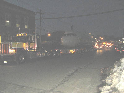 Transporte do avião do rio Hudson
