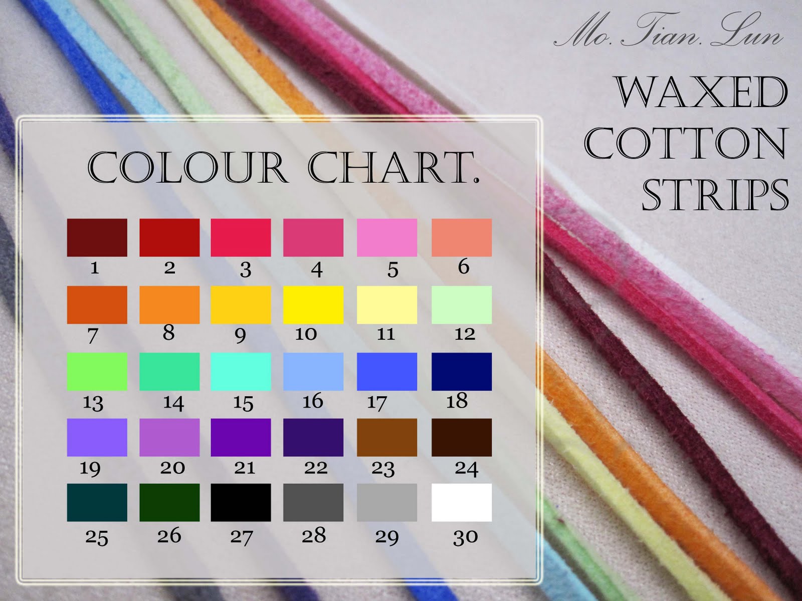 Colour Chart.