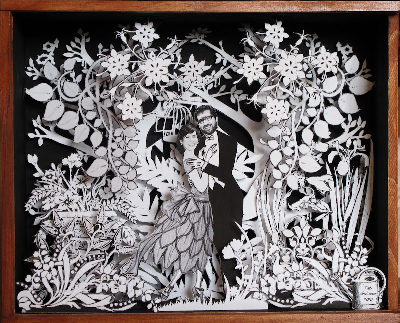 Tati Galiano. La viajera mas lenta.Arte en cajas. Paper Sculpture. Jimena e Ignacio. 2010