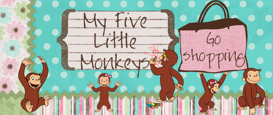 My Five Little Monkeys Go Shopping