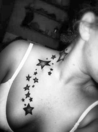 These versatile tattoos can be used throughout the body and are one of the most versatile tattoo choices for women. Tattoo designs tribal star girls