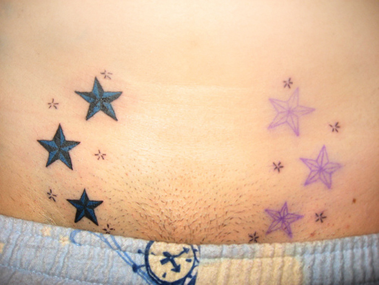 small nautical star tattoo