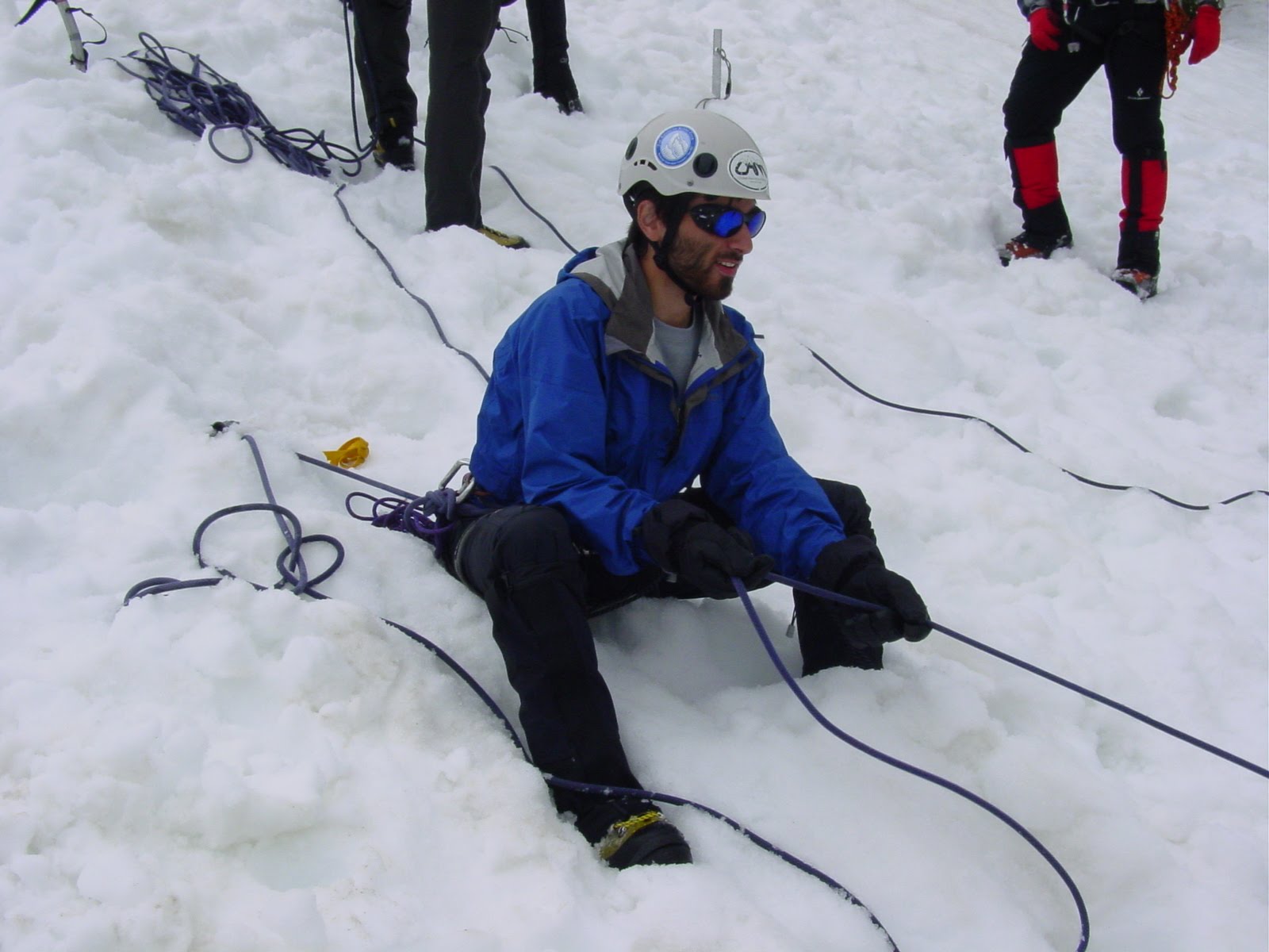 American Alpine Institute Climbing Blog Snow Seats and Dynamic Belays