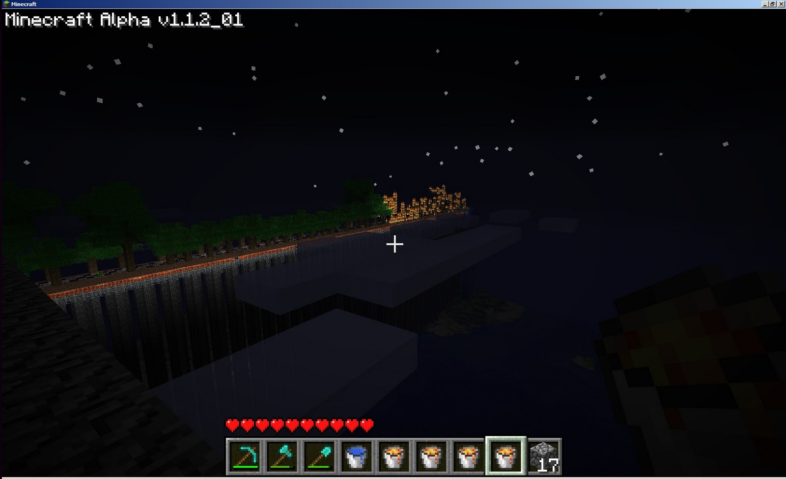 Through the Looking Glass Minecraft Lava + forest