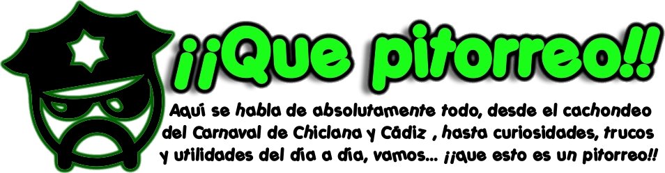 ¡¡Que pitorreo!!