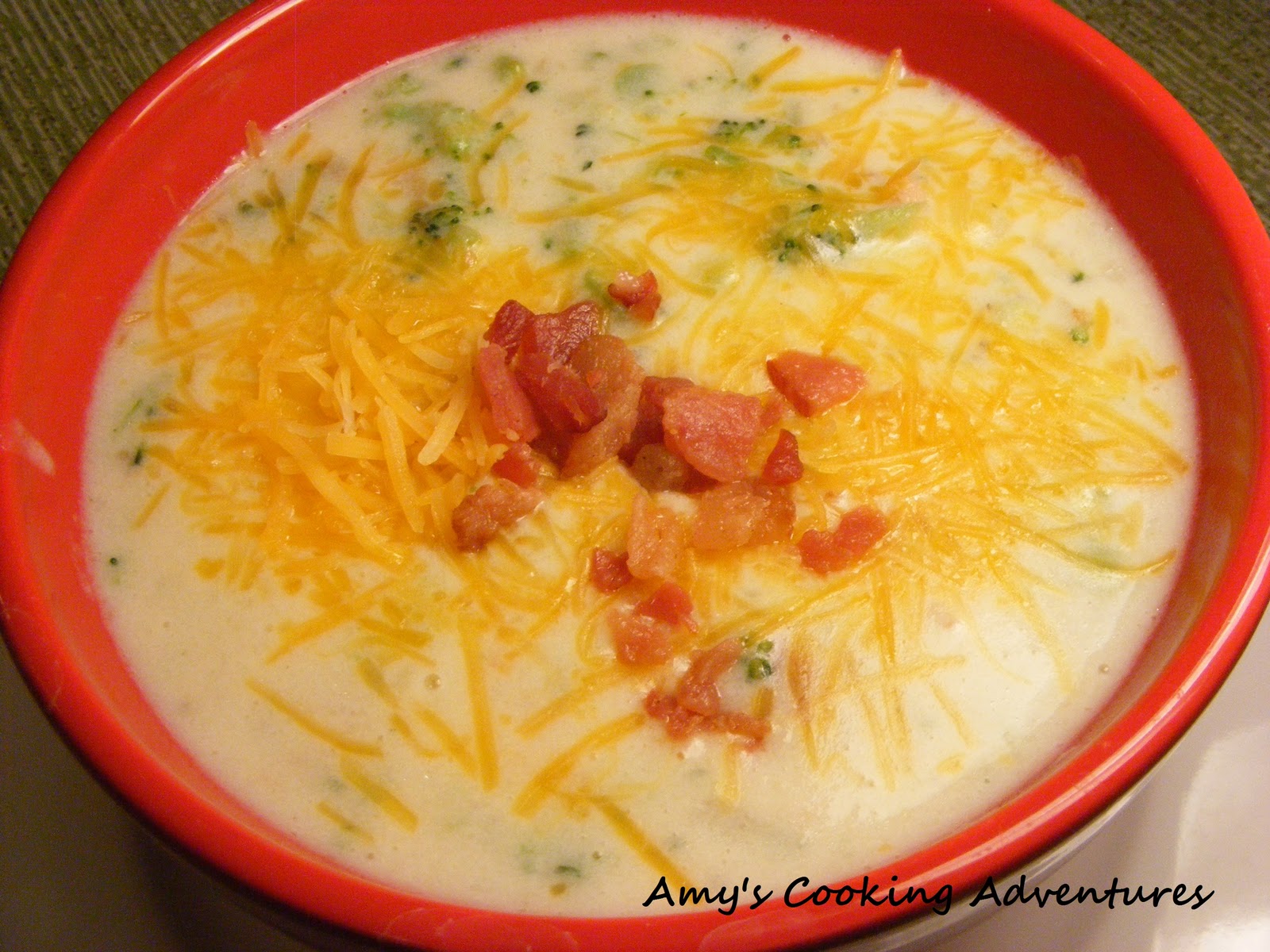 Light Loaded Baked Potato Soup